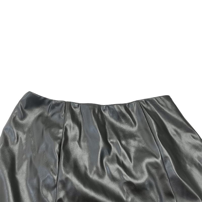 2024 INS European & American Midi Skirt Two-Piece: Autumn/Winter Luxury Fit with Suspender Camisole & Slit Skirt