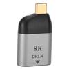 Aluminum Alloy Shell TypeC Male to DP Adapter Converter Connector for Windows Android OS X