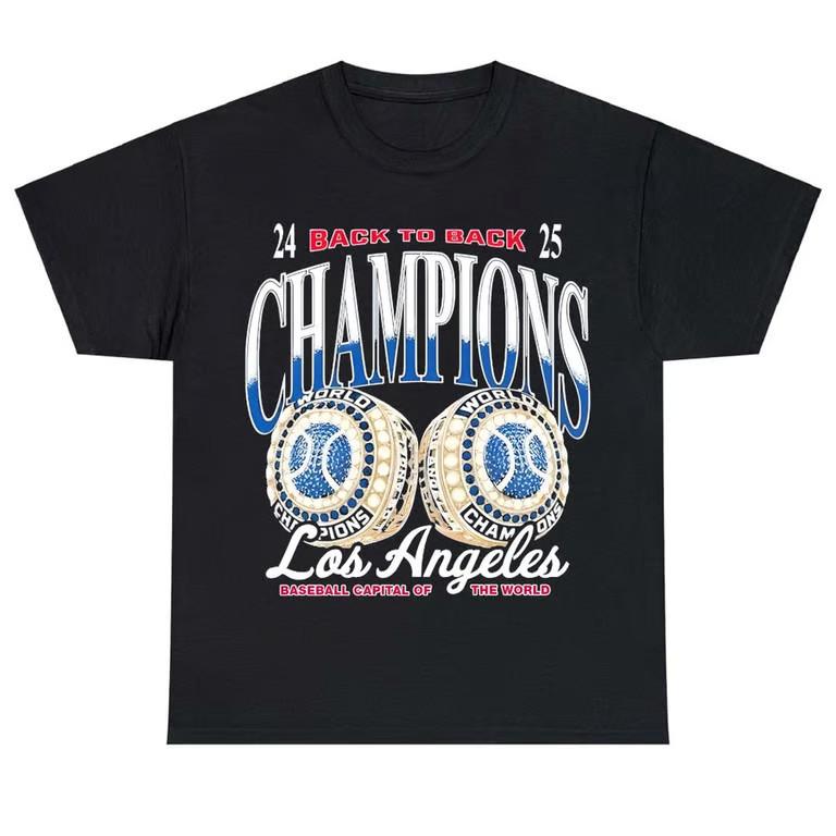 La Baseball Back to Back Champs Shirt, Los Angeles Baseball Tshirt Unisex T-Shirt
