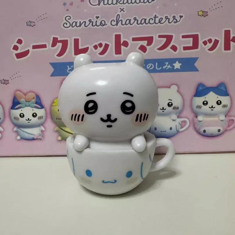 Chikawas Anime Figures Cartoon Cup Chikawas Hachiware Usagi Cartoon Cute Figure Model Ornaments Collection Box Toys Gift