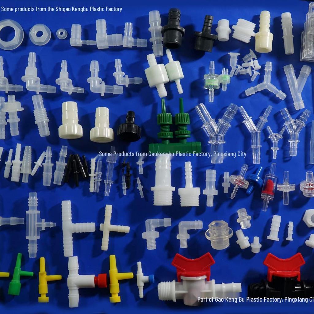 Multi-Specialized T-Shaped Plastic Hose Connector with Equal Diameter in Various Sizes