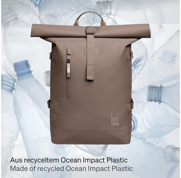 Backpack GOT BAG Rolltop 2.0 Monochrome Oyster