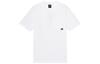 T Shirts Men's White Crew Neck Moderate Straight Fit MT31542-WT