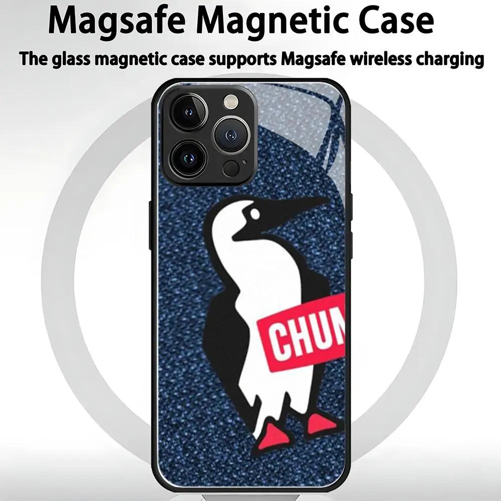 GTO Clothing Brand fashion C-ChumsES Phone Case For iPhone 16 15 14 13 12 11 X XR XS 8 Plus Mini Pro Max Glass Magnetic Case