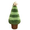 Cute Ins Nordic Style Color Matching Christmas Tree Doll Home Ornament Plush Doll Event Decoration Gift
