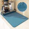 Super Absorbent Kitchen Mat Non-slip Draining Coffee Dish Drying Mat Quick Dry Bathroom Rug Dinnerware Placemat Tableware
