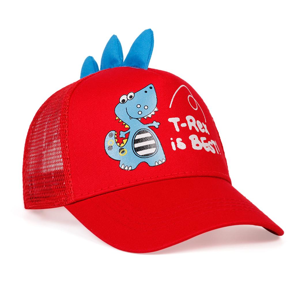 Pălărie de baseball din plasă respirabilă, cu imprimare cu litere de dinozaur pentru copii, primăvară, vară, în aer liber, pălării, accesorii de călătorie pentru băieți, fete, șapci