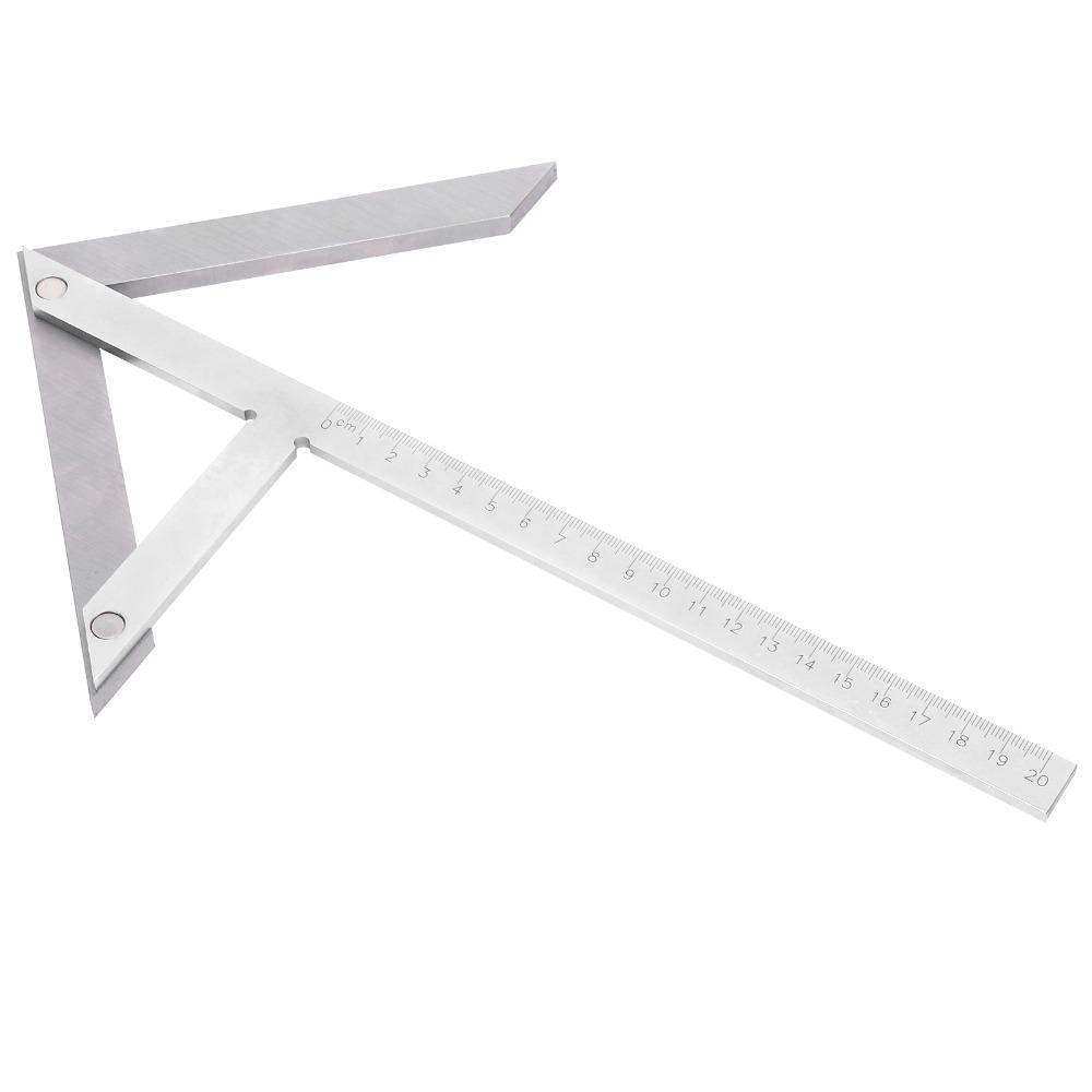 Stainless Steel Center Finder Tool High Accuracy Measuring Tool Woodworking Ruler Tool  Woodworking
