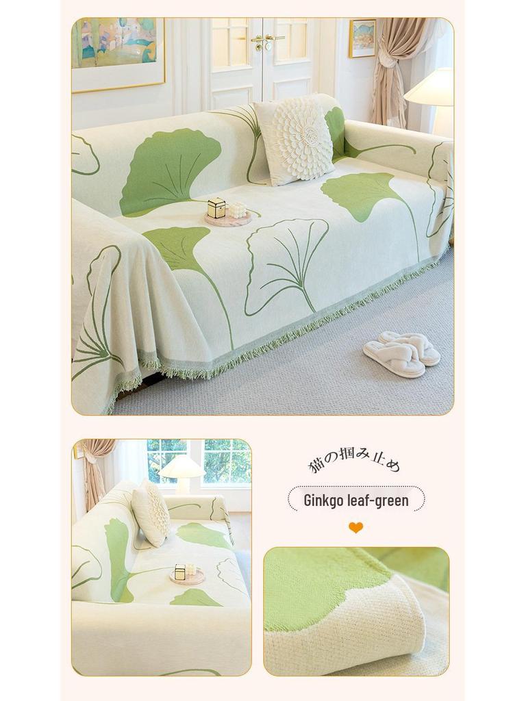 Modern Anti-Cat Scratch Sofa Towel - Universal Four Seasons Cover & Backrest Blanket