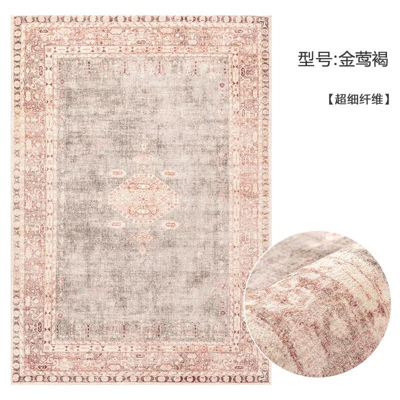 Bohemian Style Carpets for Living Room Thickend Plush Bedroom Decor Retro Carpet Washable Lounge Floor Mat Fluffy Soft Study Rug