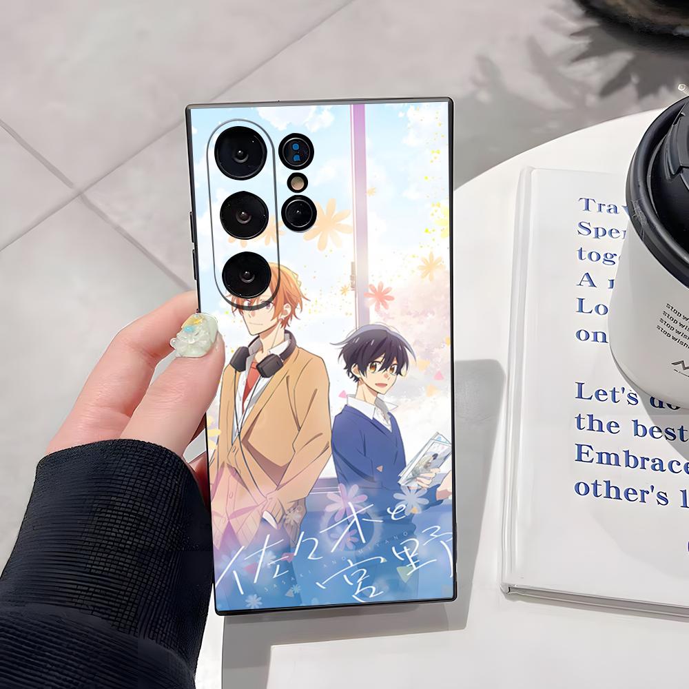 Sasaki And Miyano Anime Phone Case For Samsung S26 Ultra S25 Edge Ultra S23 S22 S21 S20 Ultra Plus S24 Fe Glass Cover