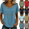 Womens Spring Tops Summer Shirts for Women Casual Design Short Sleeve Womens Summer T Shirts Dressy Tops for Women