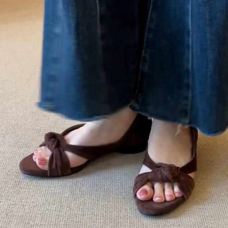 Fashion Black Peep Toe Mid Heel Sandals Women's Pumps Square Heel Soft Sole Leather Work Shoes Simple Casual Summer Hollow Out Sandals