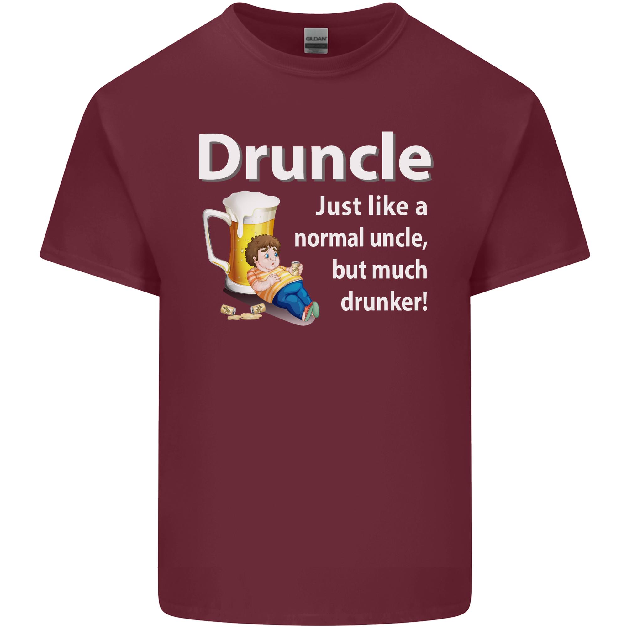 Druncle Like a Normal Uncles Day Funny Unisexs Light Cotton TShirt S