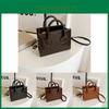 Stilvolle kleine quadratische Tasche für Damen 2024 Trendige Vintage PU Umhängetasche