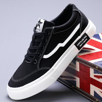 Herrenschuhe 24123 Herrenschuhe Trendige Mode Low-Top Flache Grundplatten-Schuhe Herren-Canvas-Schuhe Board-Schuhe