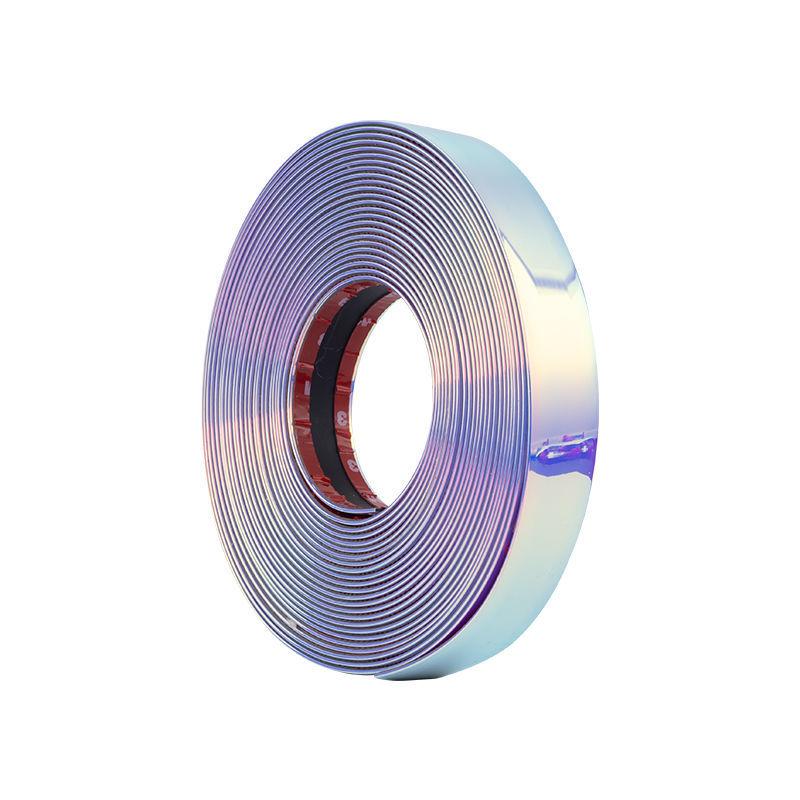 Barevné automatické samolepicí boční dveře Chromová lišta Dekorace Ochranná lišta nárazníku Páska proti kolizi