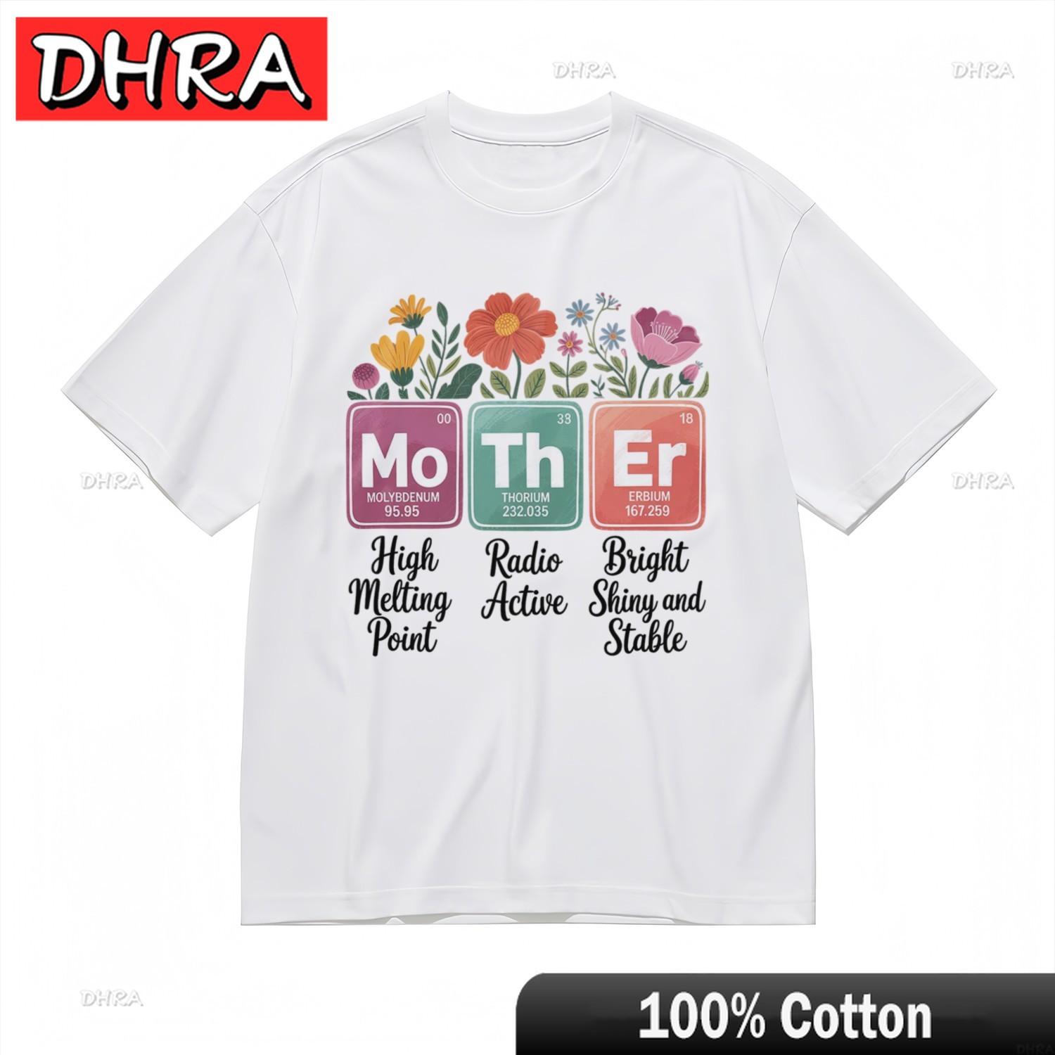 

Unisexs Creative Breathable Classic TShirt Periodic Table Mother Floral Tee Urban TShirts Saudi for Street Style TShirt Youth 4XL