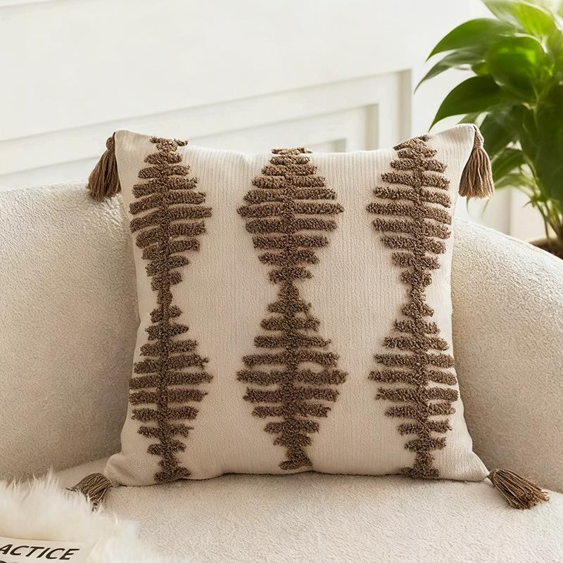 Leichter Luxus High-End Sofakissen Kissenbezug Böhmischer Stil Bettkopfteil Erkerfenster Kissenbezug 45×45cm