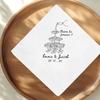 20Pcs Custom Cheers To Forever Wedding Napkins Engagement Party Napkins Champagne Tower Napkin Bachelorette Party Decoration