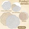 4 Inch Small Lace Doilies Crochet Doilies for Cups Coasters, 12 Pcs Lace Vintage Round Handmade Placemats, Laces Doilie for Tables for Tables Kitchen