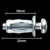 20pcs Jack Nuts Studs Tool Long Short Thin Drywall Nut Hollow Car M5 M6 Fasteners Screw Petal Nut Expansion Sheet