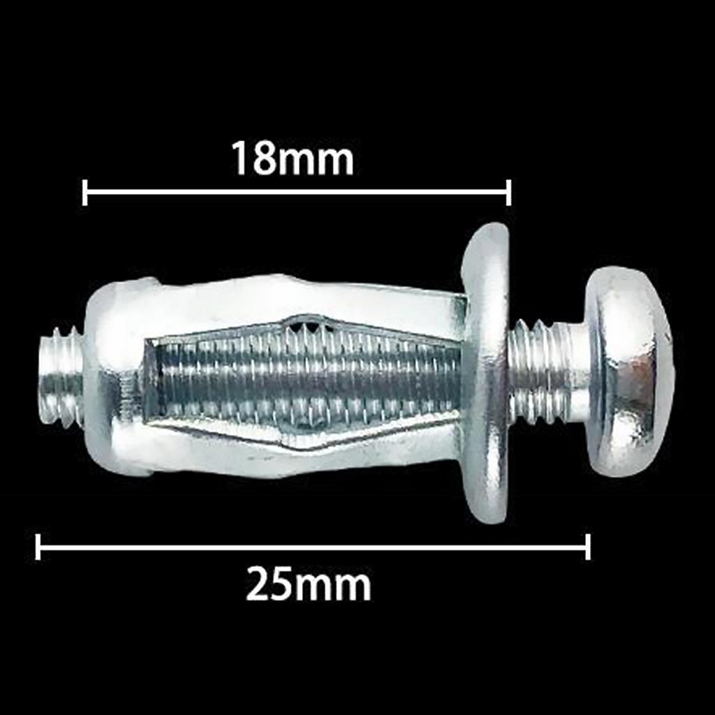 20pcs Jack Nuts Studs Tool Long Short Thin Drywall Nut Hollow Car M5 M6 Fasteners Screw Petal Nut Expansion Sheet