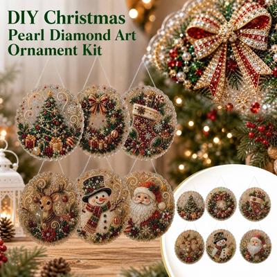 Christmas Hanging Ornament Kit - DIY Set for Holiday Tree Decor, Creative Gift