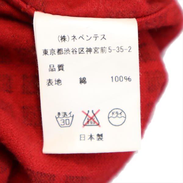 Needles made in Japan Check Pattern Long sleeve Flannel shirt M Men's Used