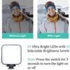 Portable LED Phone Tripod Kit: Handheld Mini Tripod with Mic & Fill Light for Live Streaming