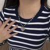 Creative Gift Jewelry Accessories Heart Necklace Y2K Aesthetics Message Locket Necklace Punk Retro Photo Picture Necklace