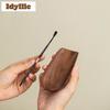 Ultra Thin Walnut Tea Scoop Luxury Shovel Chahe Household Appreciation Ladle Kung Fu Tea Teaset Collection A Horn Tea Needle