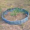 Imitation Stone Garden Fence Garden Landscaping Edging Border Panel Decorative Plastic Retaining Border with Stake for Flower Bed Path Lawn Outdoor