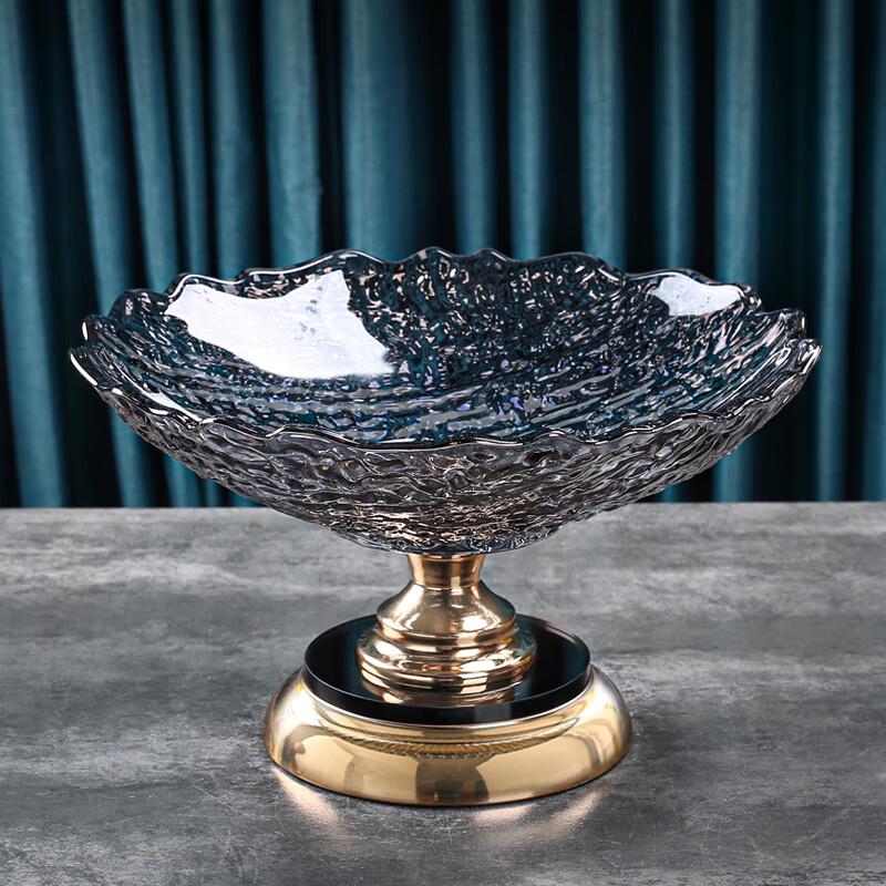 

Yode Light Luxury Crystal Glass Fruit Bowl