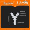 Y-Type Tee Barb Hose Connector for Water and Oxygen