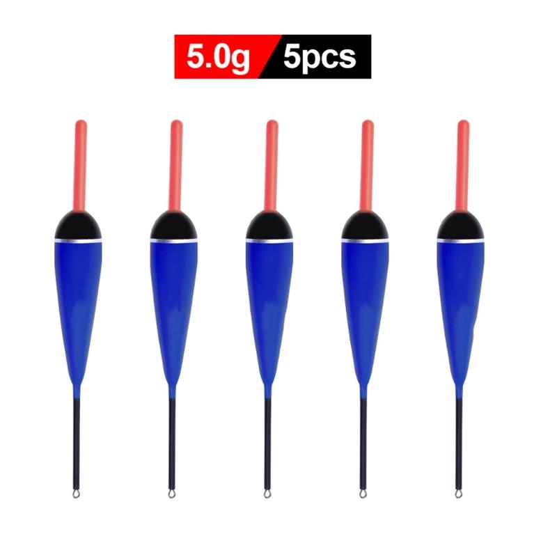 5Pcs Vertical Bobber Fishing Float Outdoor Fishing Equipment Accessories Floating Bobber for Fishing Sensitivity