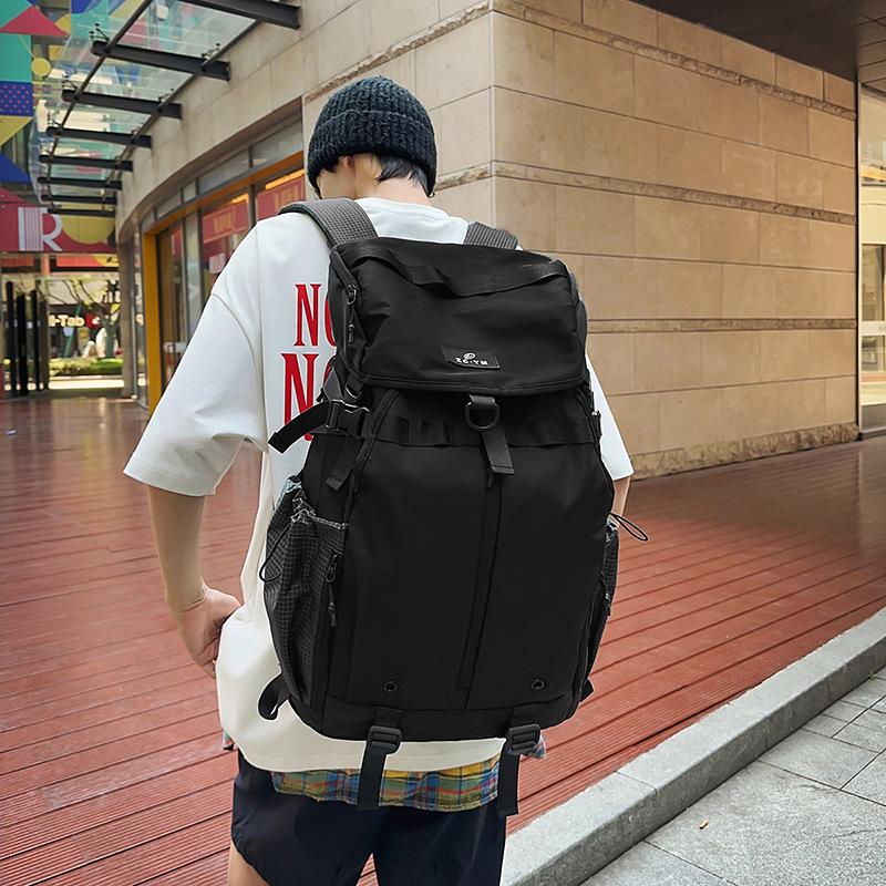 Schoolbag Large Capacity Sports Backpack Outdoor Commuter Travel Bag Functional Wind Hiking Bag Middle and High School Student School Bag
