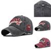 Retro Style 3d Embroidery Baseball Cap In Blue Khaki Black Wine Red And Grey