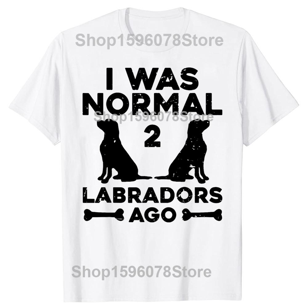 

Cute Labrador Retriever Dog Lovers T Shirts Men Women Pure Cotton Humor Streetwear Tee Shirt Short Sleeve Unisex Loose Clothing S