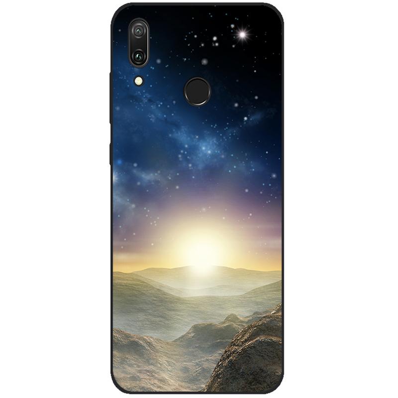 For Huawei Y7 2019 Case Y 7 2019 Silicone TPU Back Cover Protective Phone Case For Huawei Y7 Y7 Prime 2019 Bumper Fundas Coque