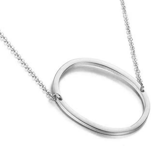 Women 26 English Letter Pendant Chain Necklace Choker Party Jewelry Gift