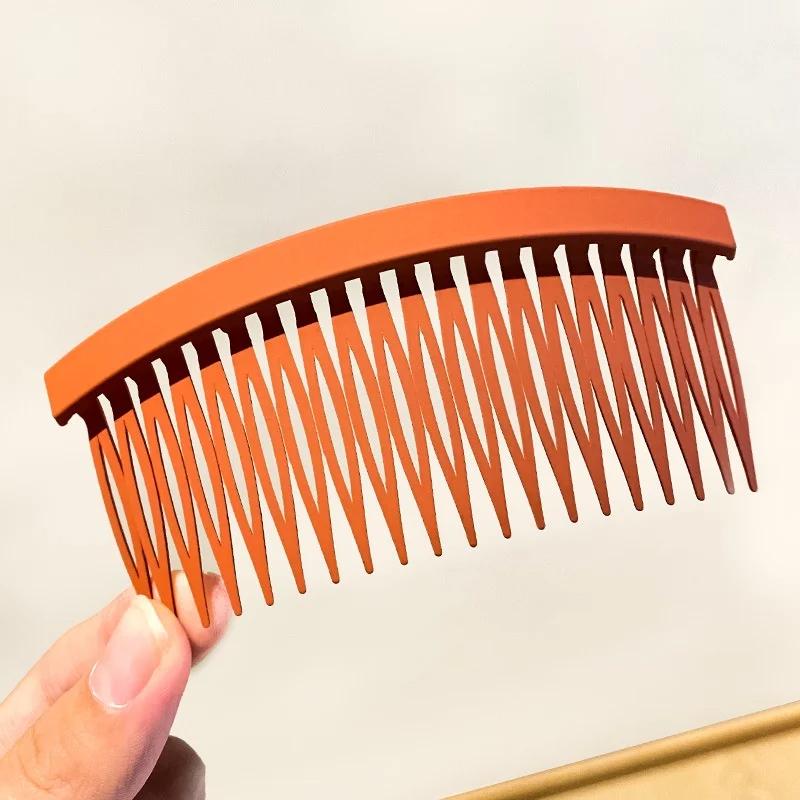 Neue Mode Haarkamm Frauen Groß Einfach Haarnadel Pony Fixierte Anordnung Abstehende Haare Accessoires Hinterkopf Haarkamm Kopfschmuck