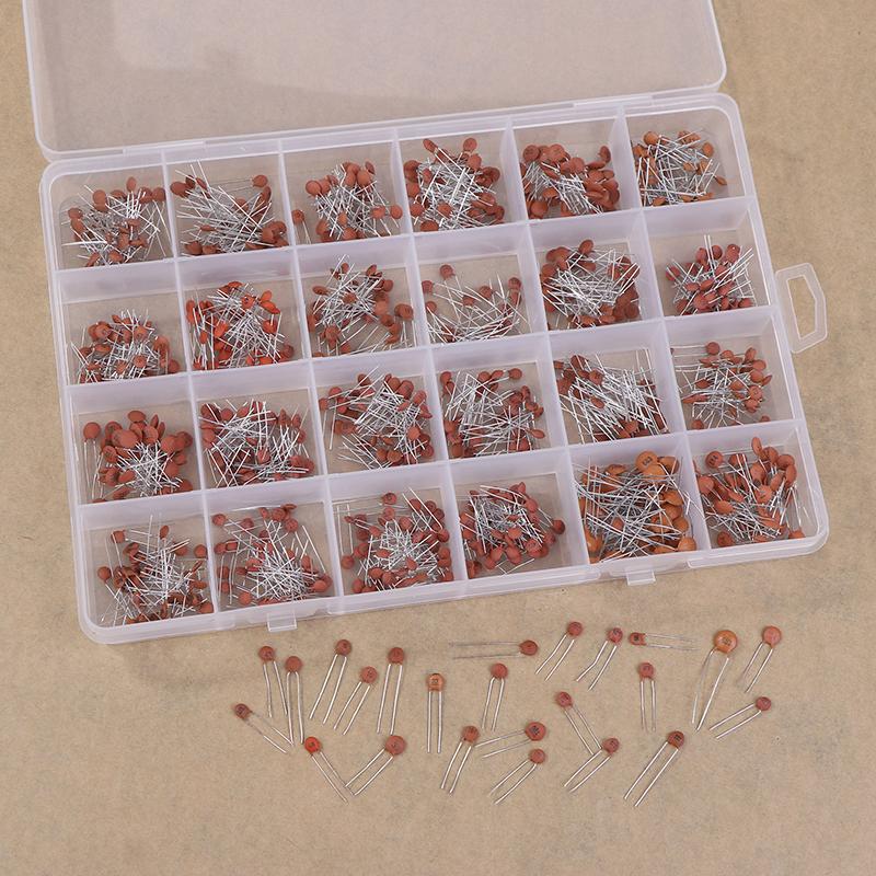 300/960Pcs Ceramic Capacitor Kit 2Pf-0.1Uf Capacitance Assorted Set Ceramic Capacitor Pack Diy Sample Pack/Box