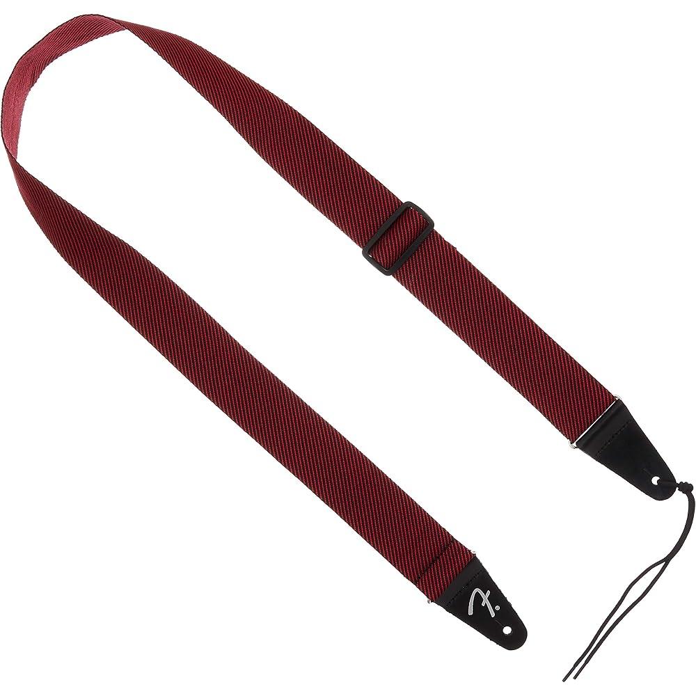 Fender Modern Tweed Strap Black Red 2 Inch Guitar Strap