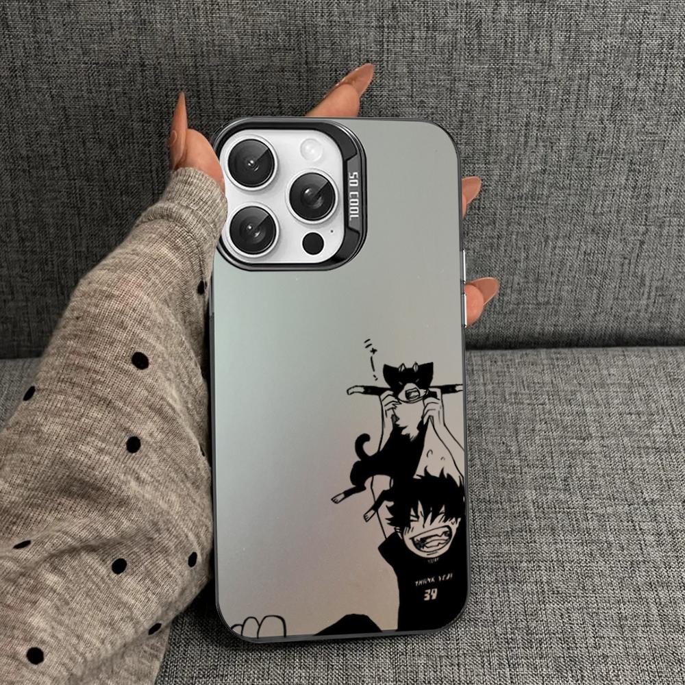 Anime Ao no Exorcist Okumura Rin Phone Case For iPhone 16 15 14 13 12 11 Pro Max X XR XSMAX 8 7 Plus Matte Shockproof Back Cover