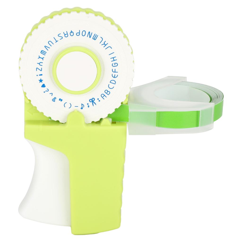 Embosser Manual Typewriter Handheld  Embossing Label Maker School Supplies Green