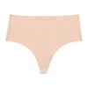 Seamless Breathable Mid Waist Ice Silk Thong Panties for Women Lightweight Soft Fabric Underwear