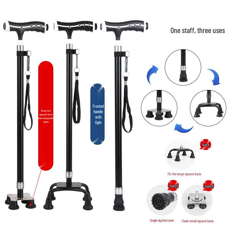 

Kedenor Aluminum Alloy Telescopic Walking Cane with LED Light