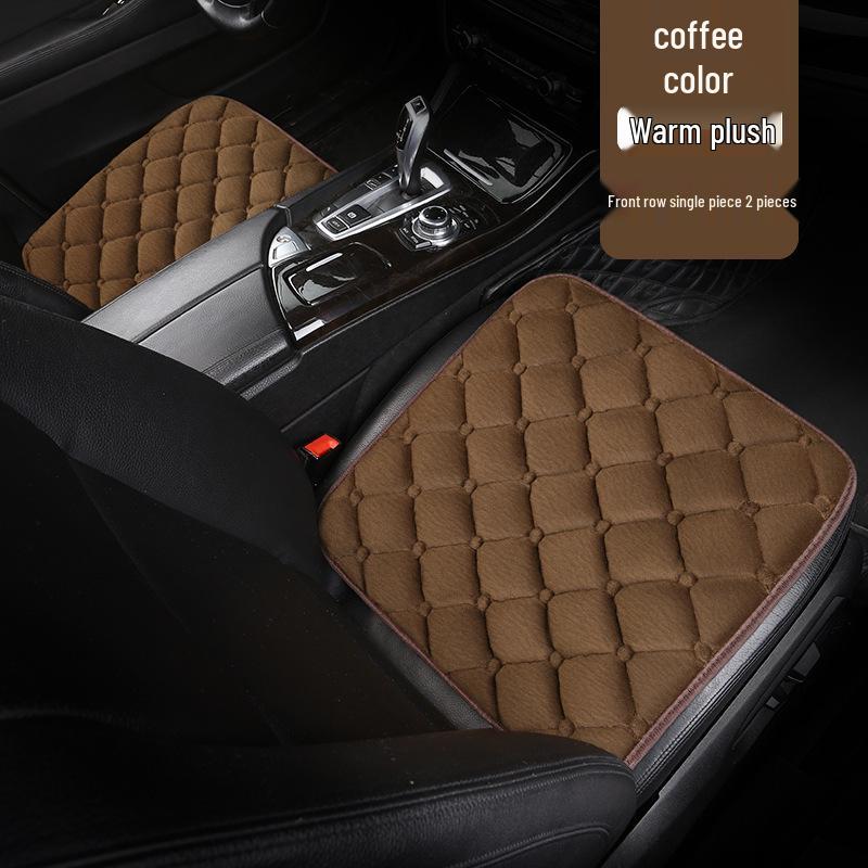 Winter Heated Wool Car Seat Cushion for Drivers