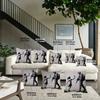 Banksy Street Graffiti Art Pillow Cover Soft Decor Throw Pillow Case 45x45cm Couch Home Decor for Living Room Sofa Party Gift